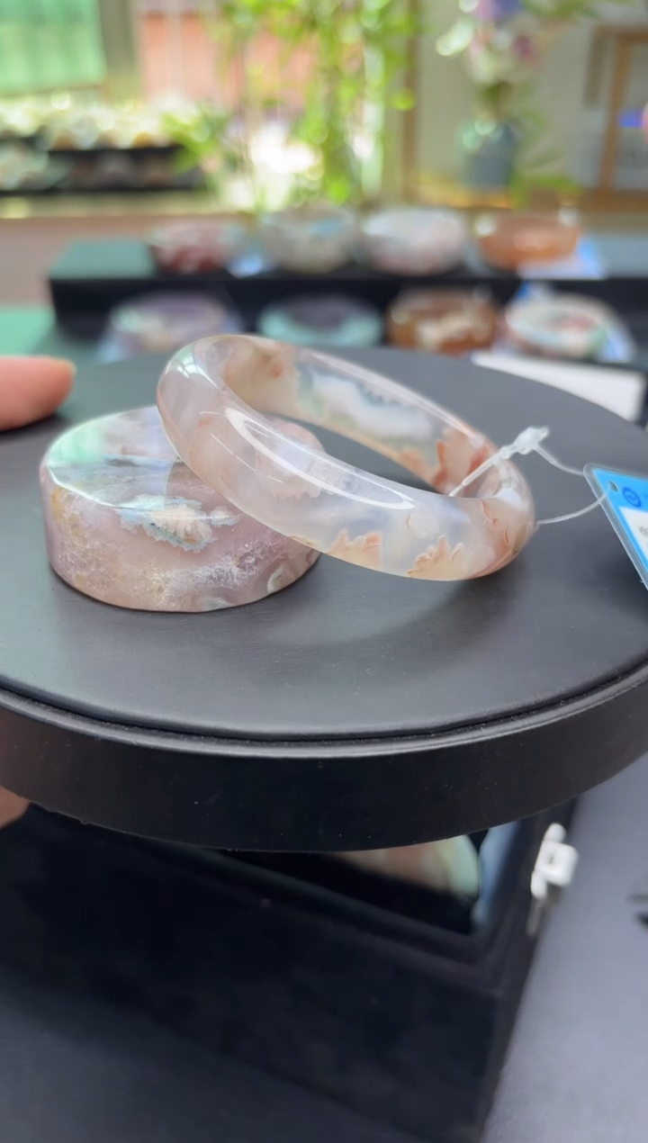 【闪购商品】石英质玉手镯未镶嵌C781(55圈赠送镯心)