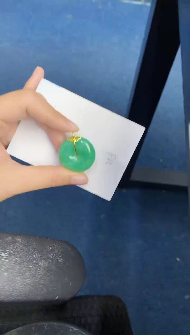 【闪购商品】翡翠颈饰18K金镶嵌000000000