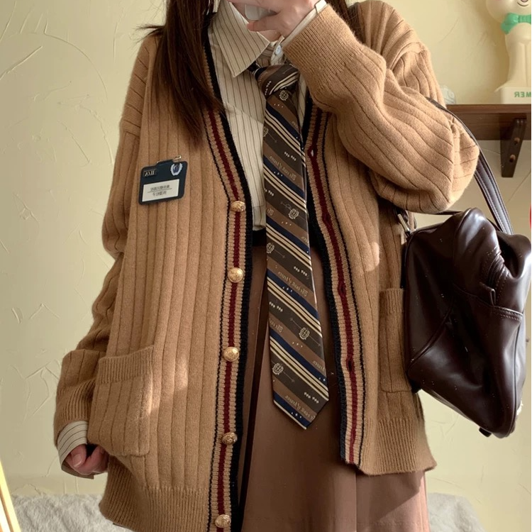 【胖头酱 x 贵酱】原创jk制服清仓尾货校供毛衣多色毛衣开衫