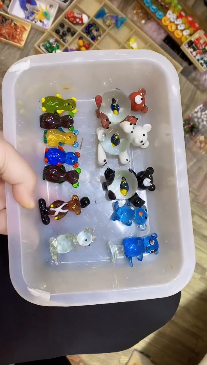 琉璃手工艺品瑕品套餐12件（瑕品不退换）