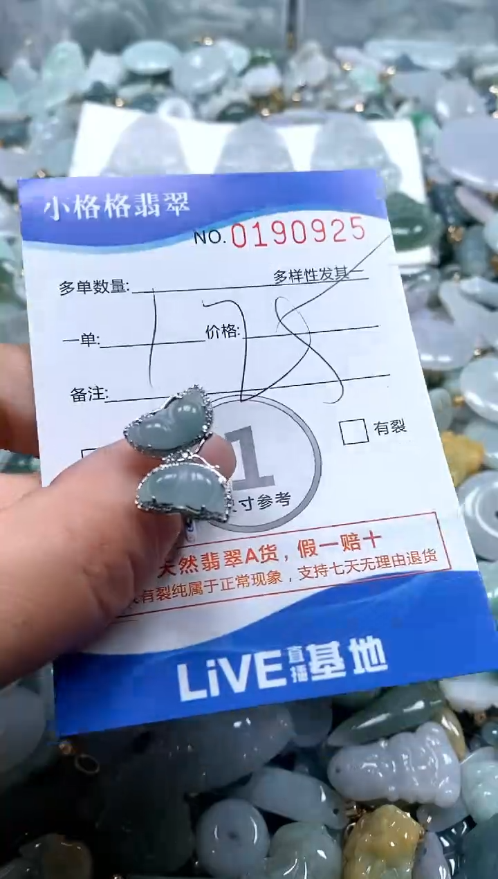 【闪购商品】翡翠颈饰未镶嵌闪购商品0190925