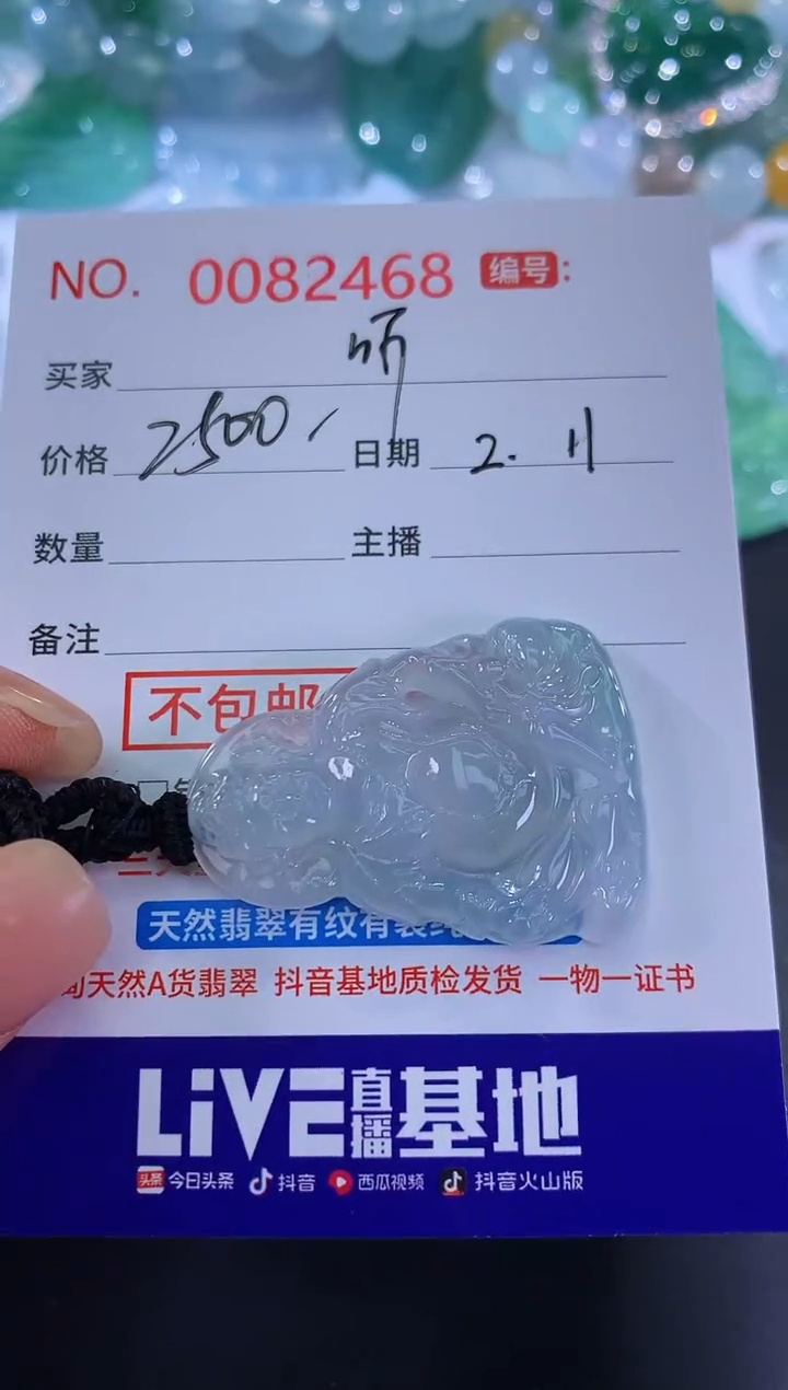 【闪购商品】翡翠颈饰未镶嵌听
