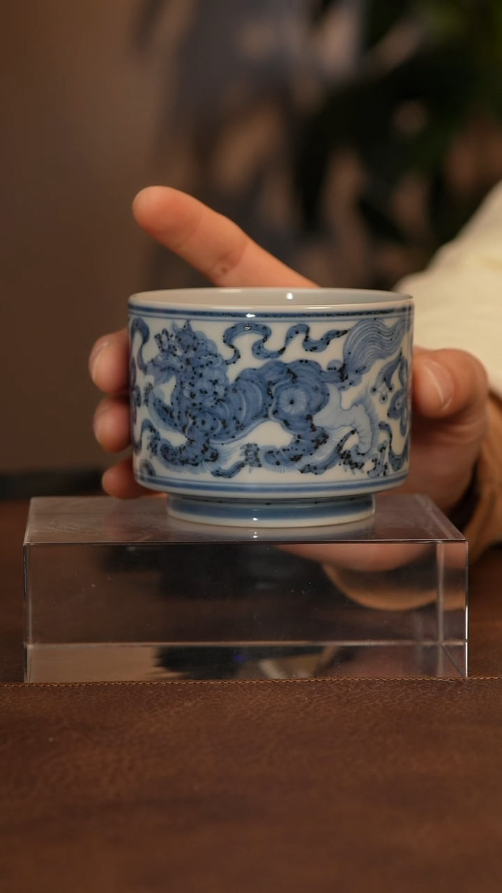 【闪购商品】瓷片青花瓷茶具斌芬陶瓷302