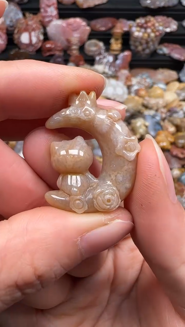 【闪购商品】硅化珊瑚（珊瑚玉）颈饰未镶嵌254