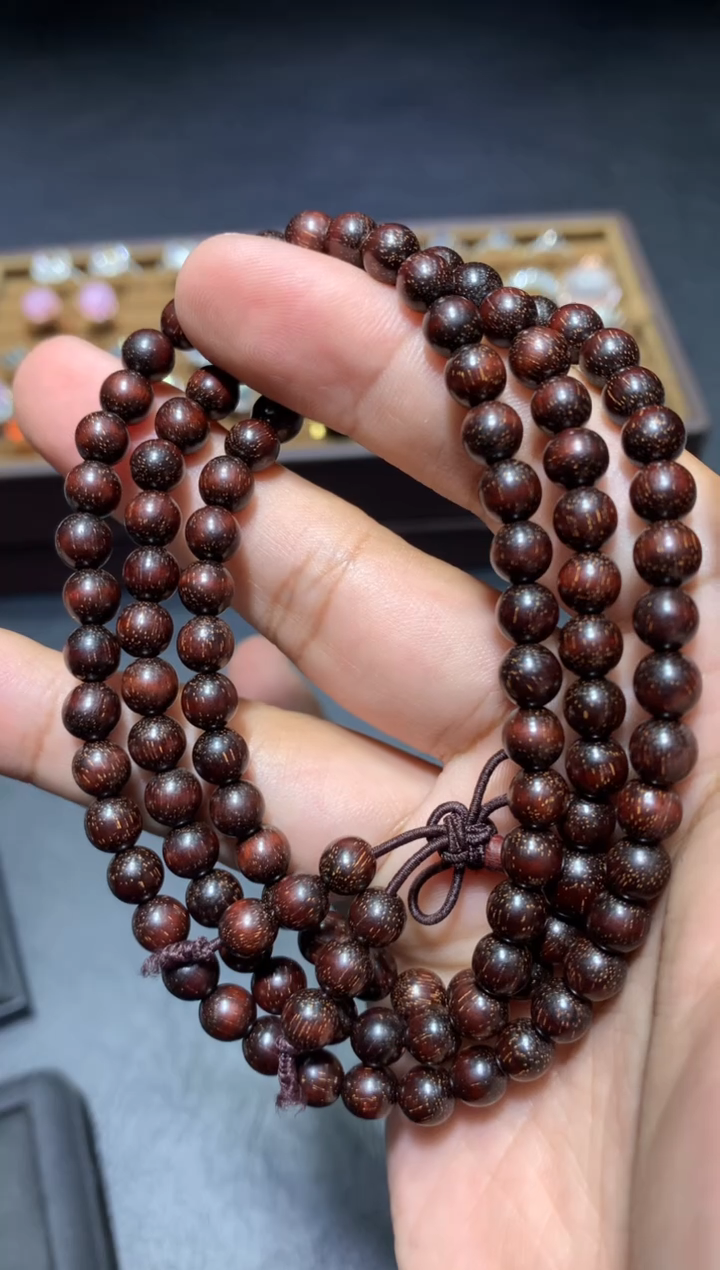 小叶紫檀手串/手链K58【多样性发其一】