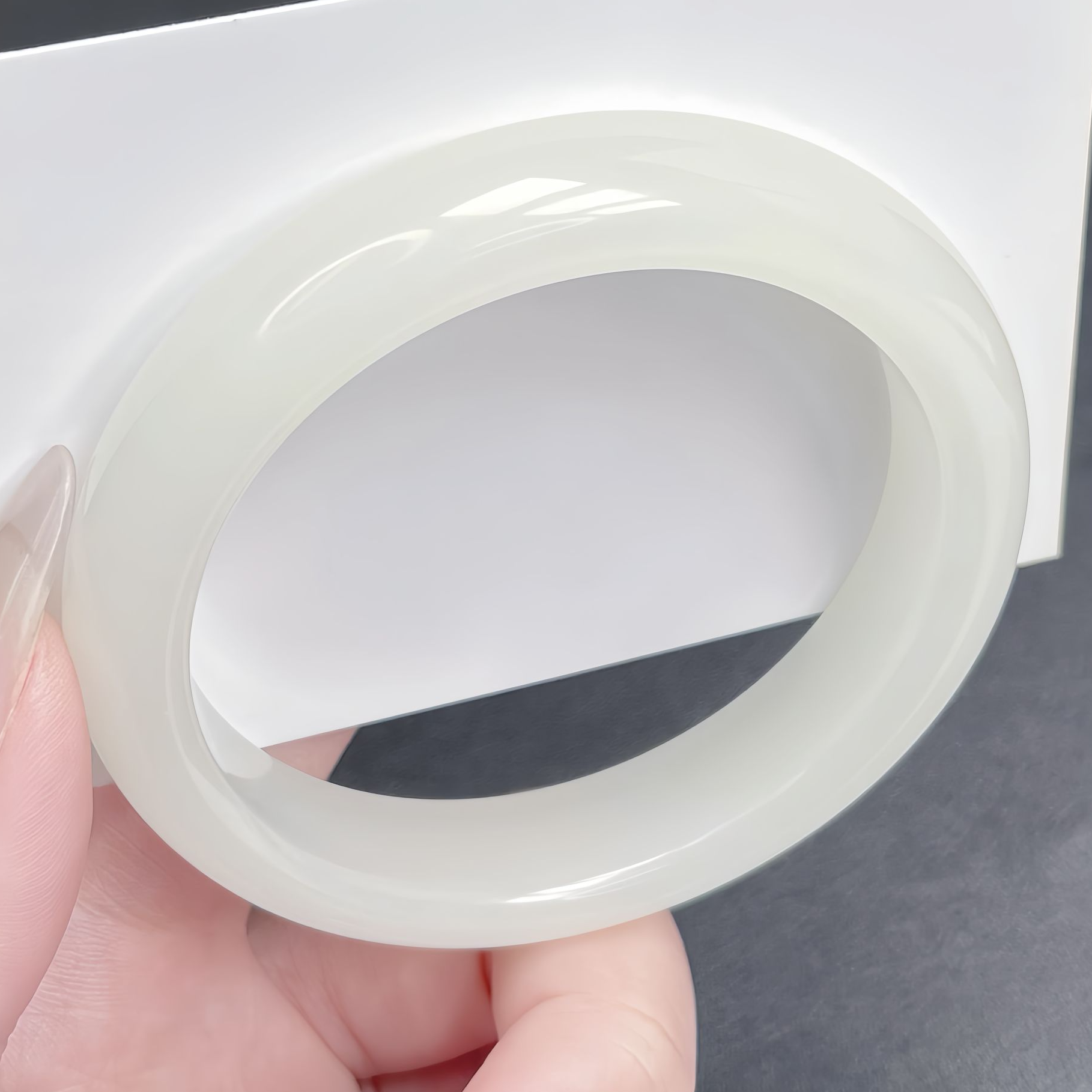 手镯 蜂蜜水 宽胎镯贵气 60圈口