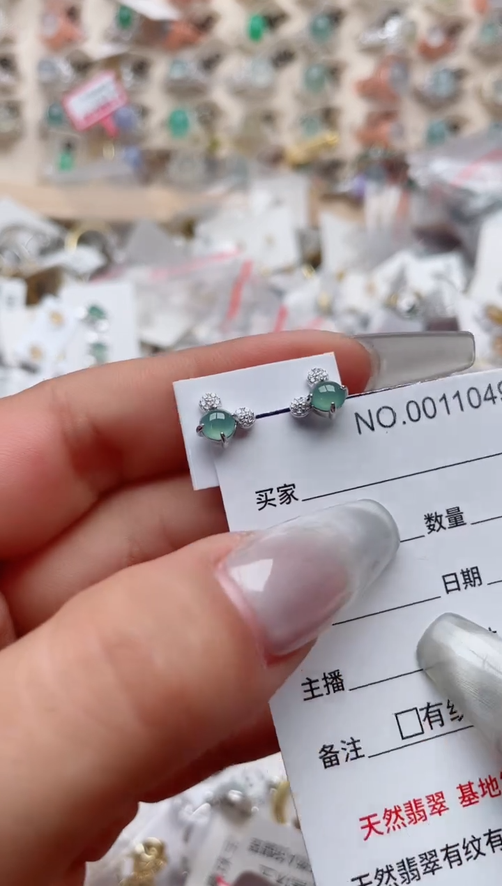 【闪购商品】翡翠戒指银S925镶嵌、