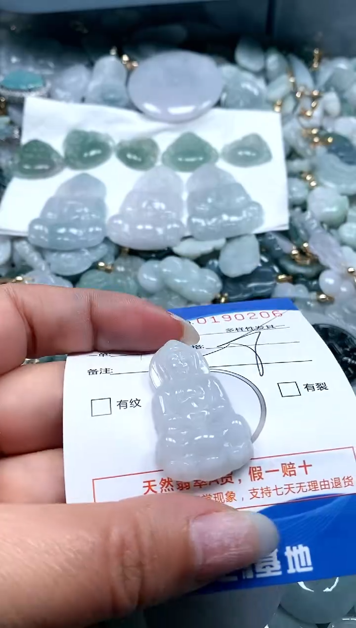 【闪购商品】翡翠颈饰未镶嵌闪购商品0190206