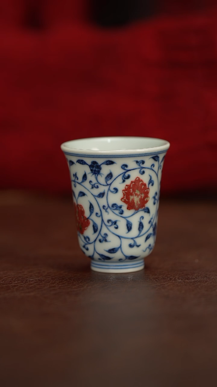 【闪购商品】和然釉里红闻香杯（52号）