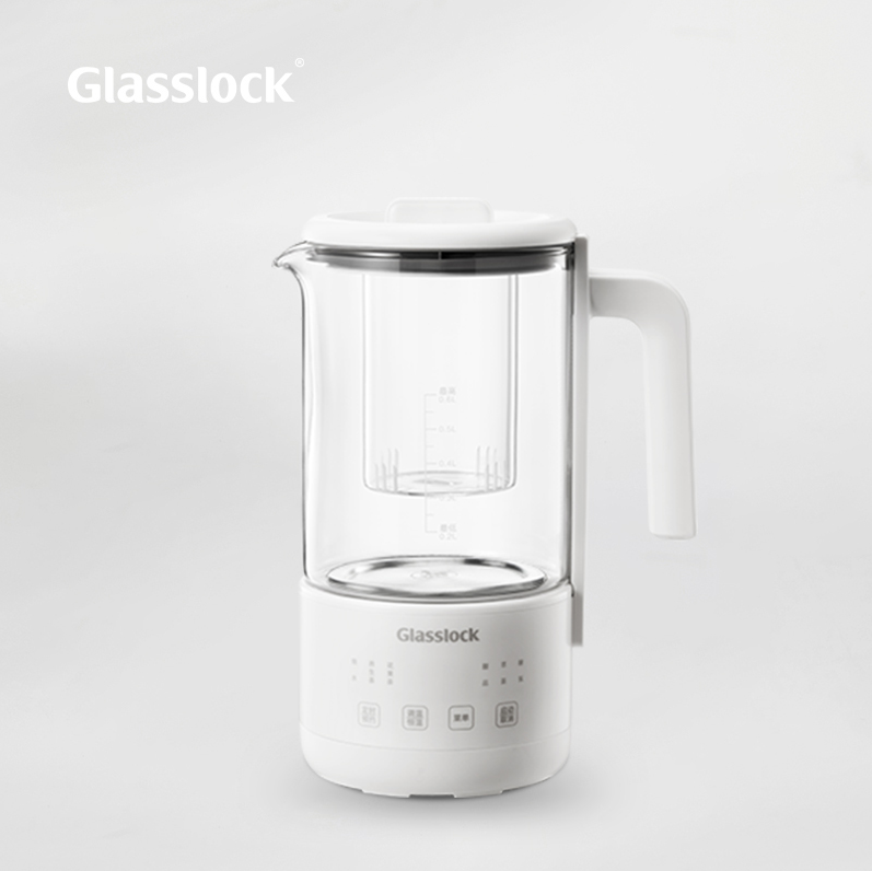 GLASSLOCK盖朗韩国纯钛养生壶多功能办公室小型养生杯自动煮茶器