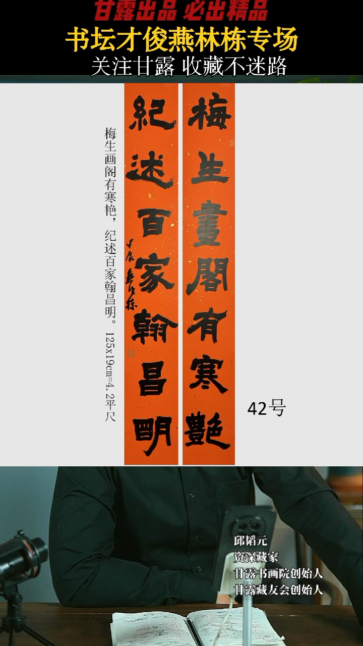 【闪购商品】书法燕林栋42号1526甘露美术馆