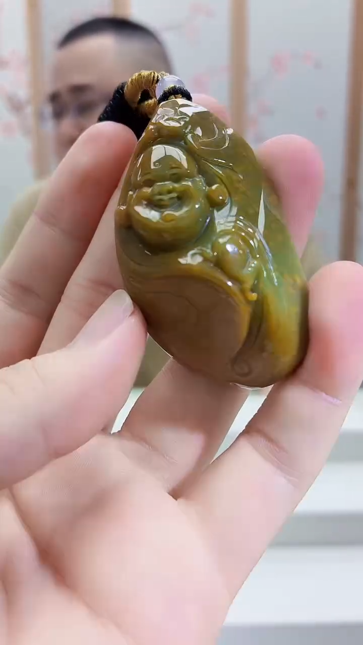 未镶嵌定制翡翠5167bb-毛货挂件73