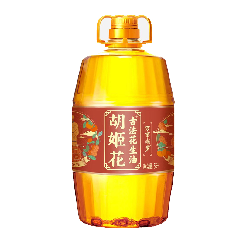 胡姬花万事顺岁古法花生油 5L/桶