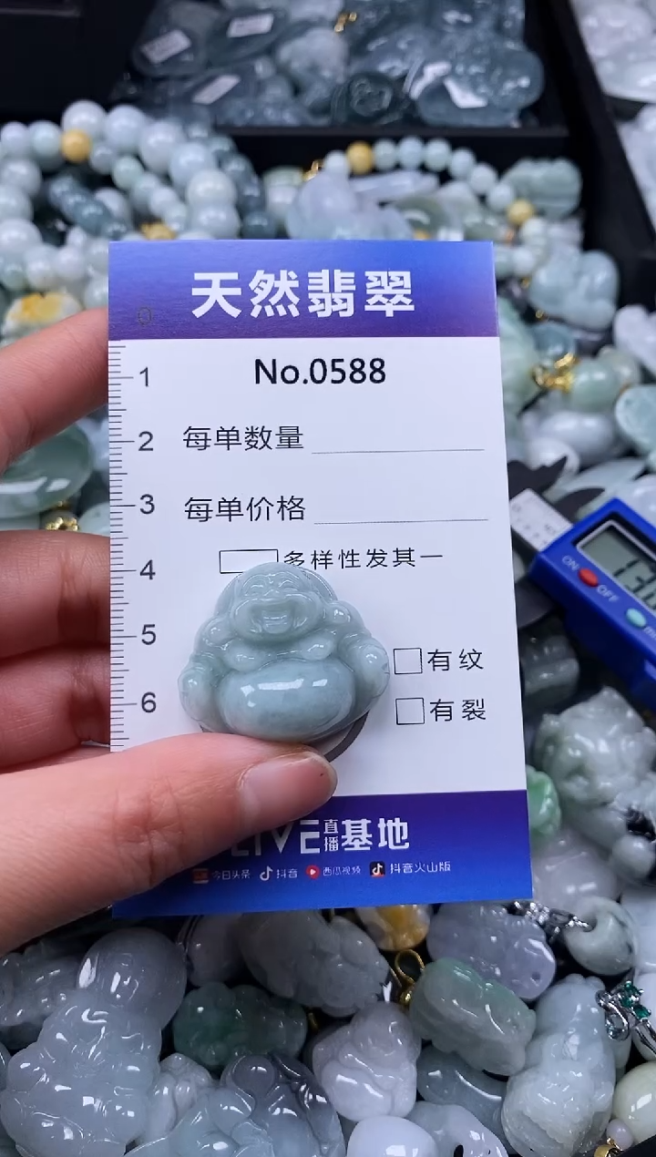 【闪购商品】翡翠颈饰未镶嵌缅甸A货翡翠0588