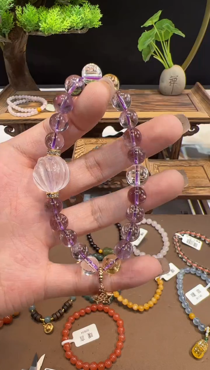 【闪购商品】水晶手绳未镶嵌@@手饰