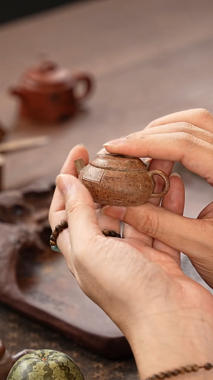 茶壶紫砂竹影壶竹影壶