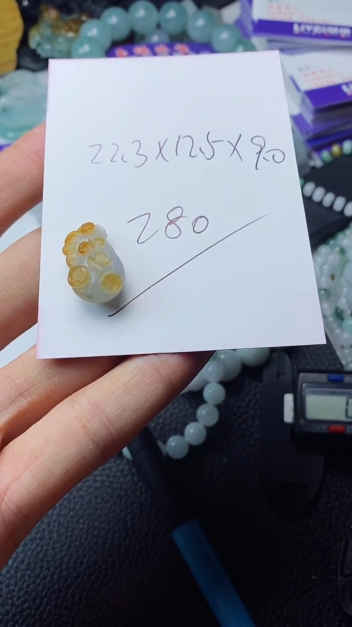 【闪购商品】定制翡翠未镶嵌钱袋