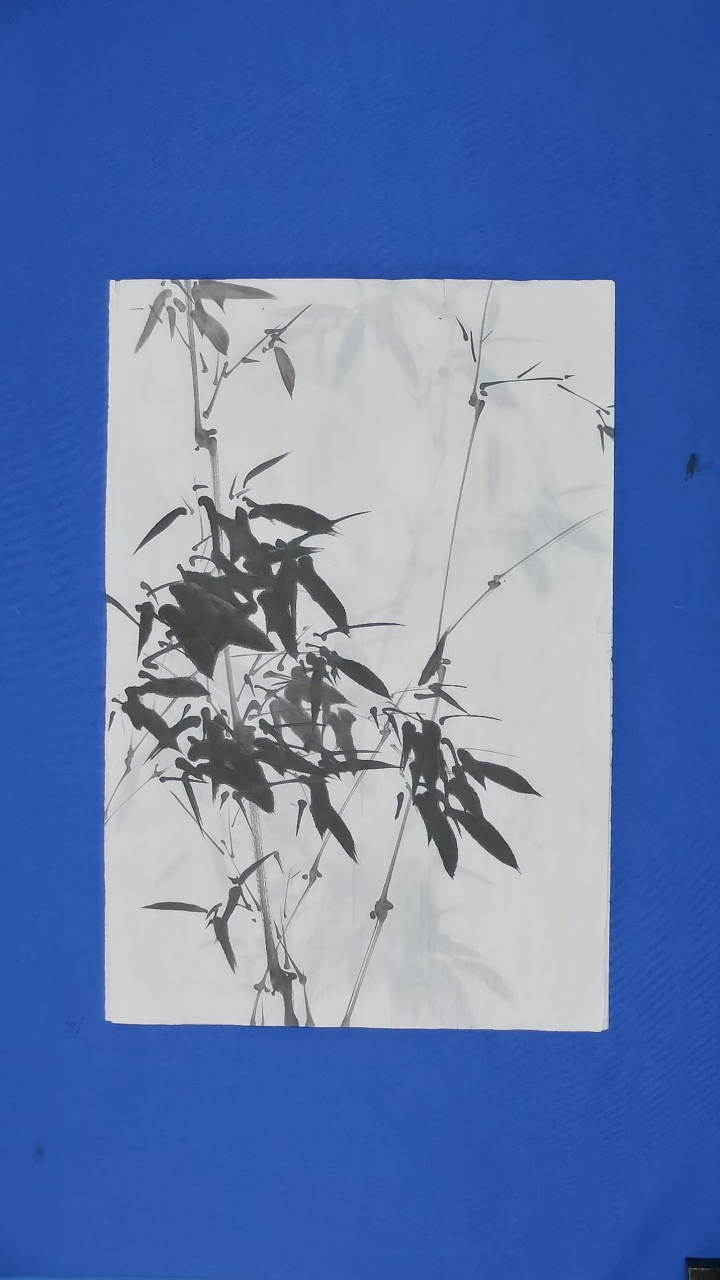 【闪购商品】国画国画刘啸老师国画竹子四尺三裁