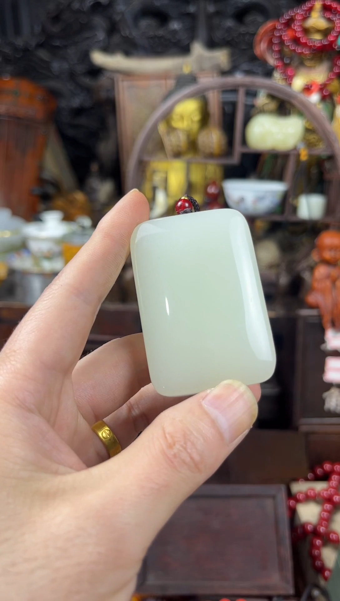 和田玉未镶嵌挂件无事（收到货任何问题联系客服）