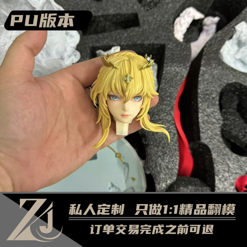 【现货】<ZJ手办> 棱石工作室 黑白枪呆1/4 GK雕像