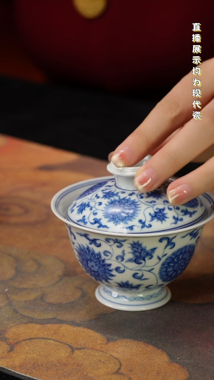 景德镇纯手工手绘陶瓷杯