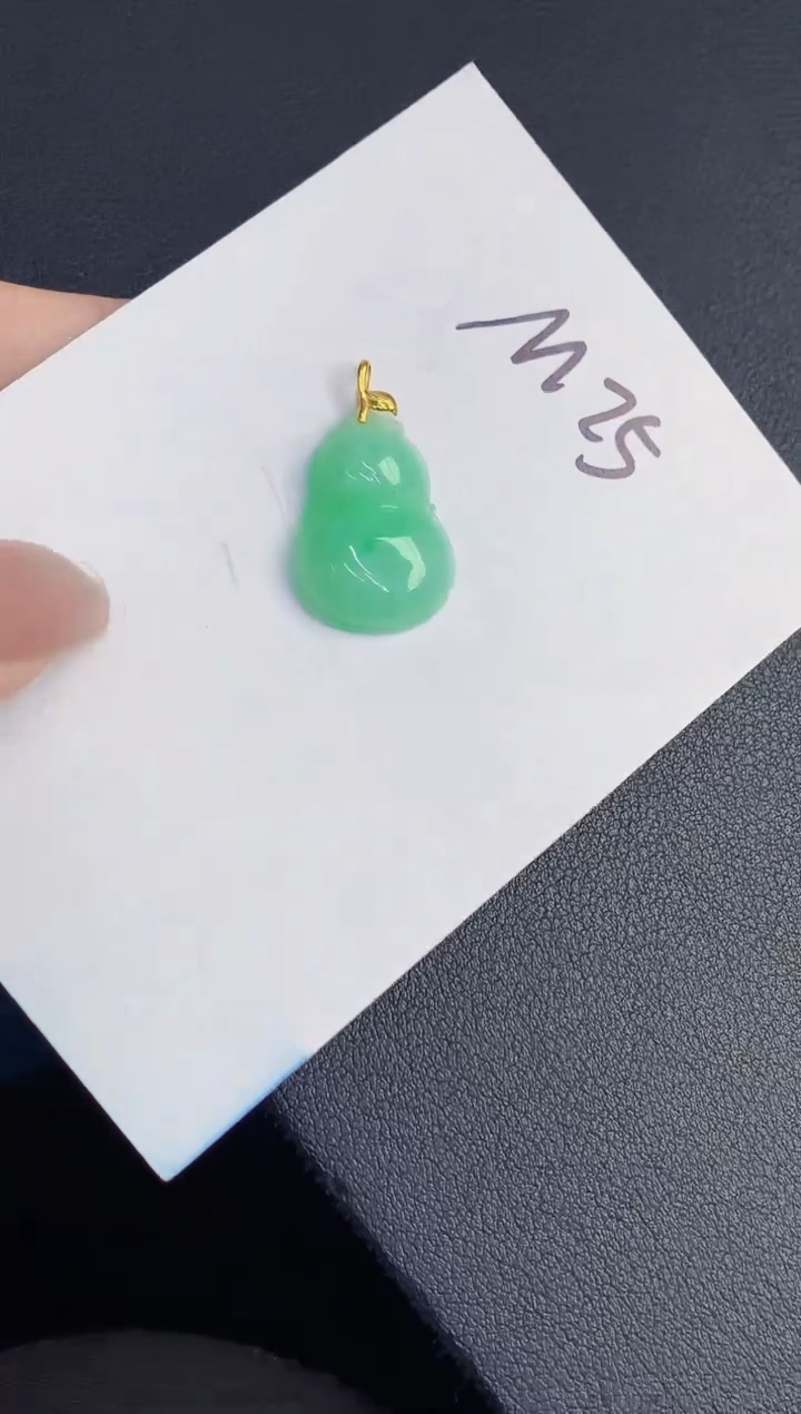 【闪购商品】翡翠18K金镶嵌颈饰0000000000