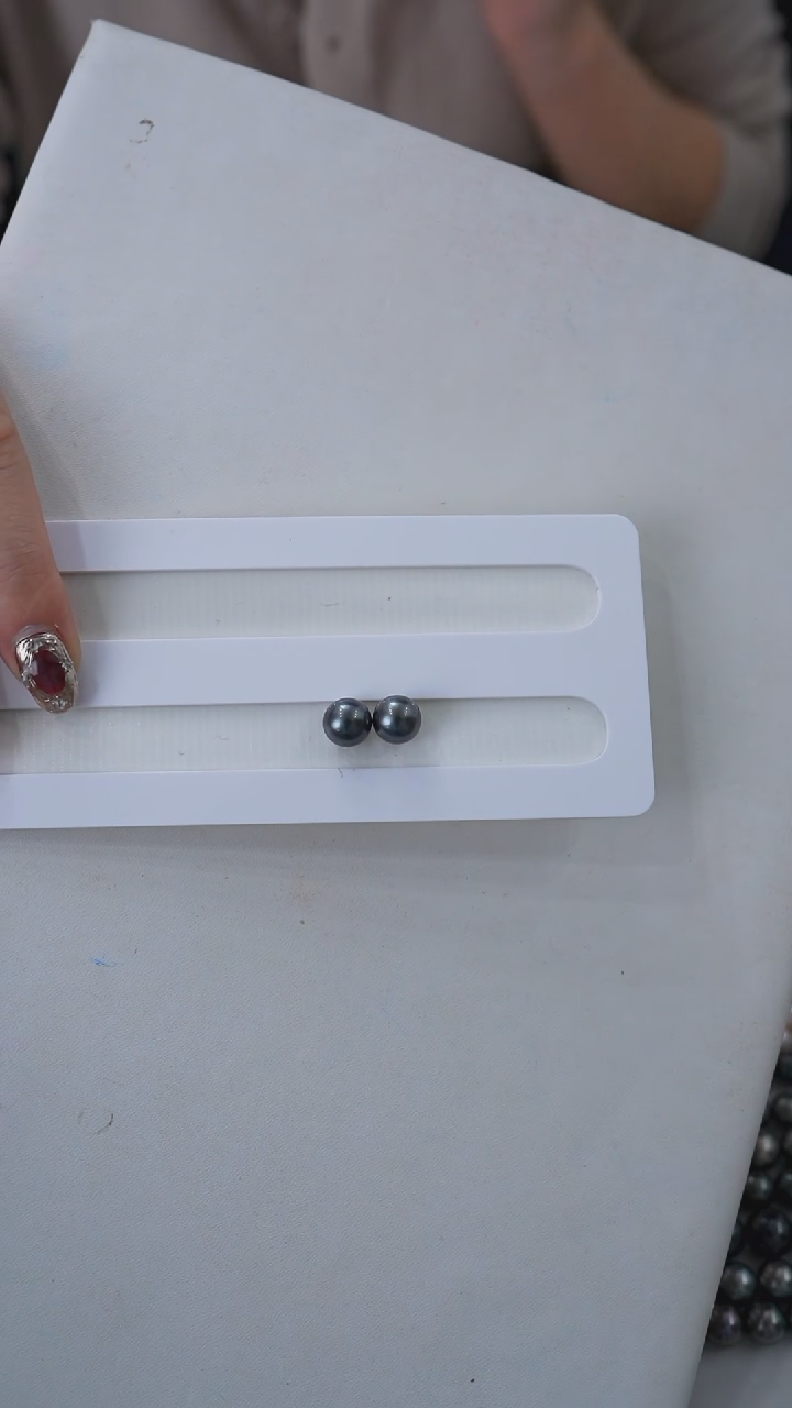 【闪购商品】海水珍珠裸珠未镶嵌9-10mm 大溪地对珠