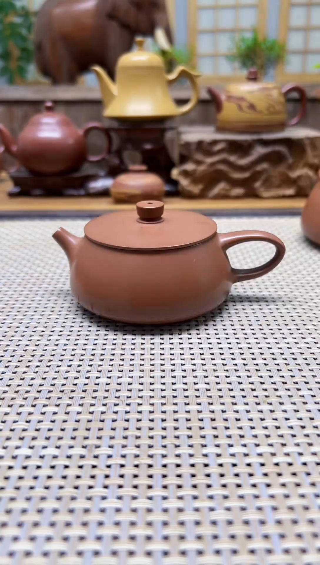 【闪购商品】纯手工 原矿朱泥壶承+玉兔明炉150cc