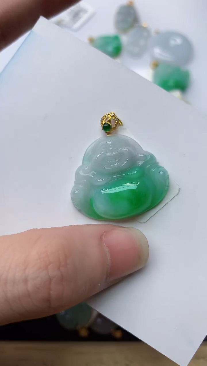 【闪购商品】翡翠颈饰18K金镶嵌29..........
