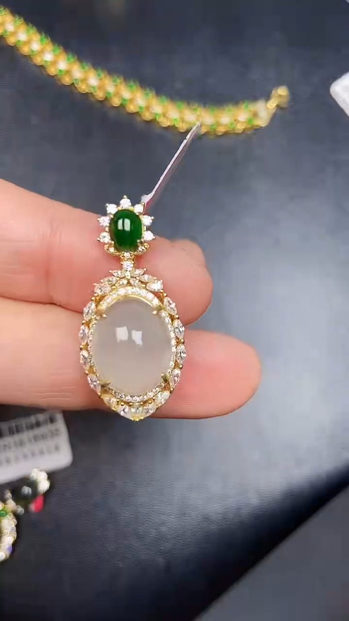 银S925镶嵌戒指翡翠1730