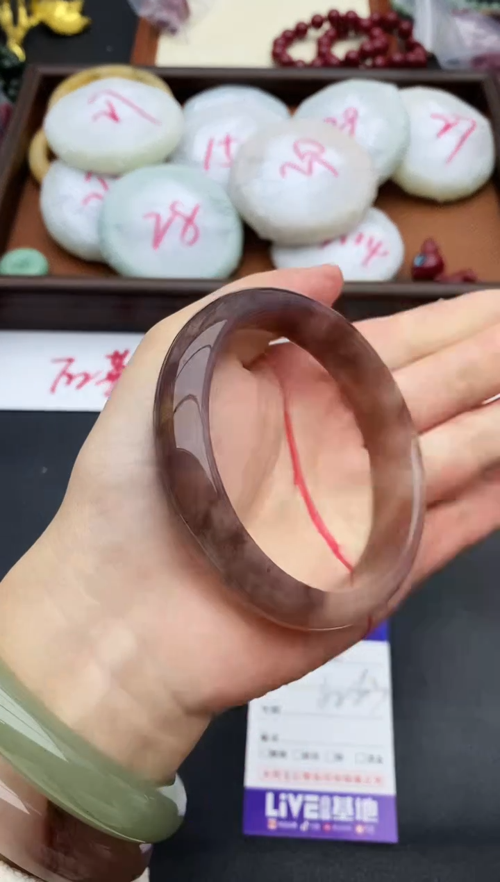 未镶嵌手镯石英质玉50+62/63