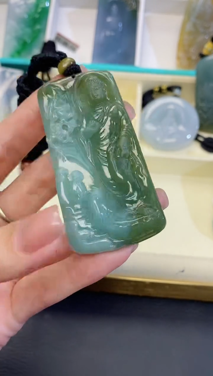 颈饰未镶嵌翡翠悟*缅甸天然翡翠