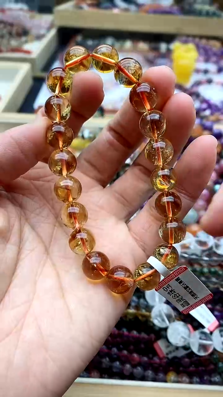 【闪购商品】黄晶手链未镶嵌黄塔晶