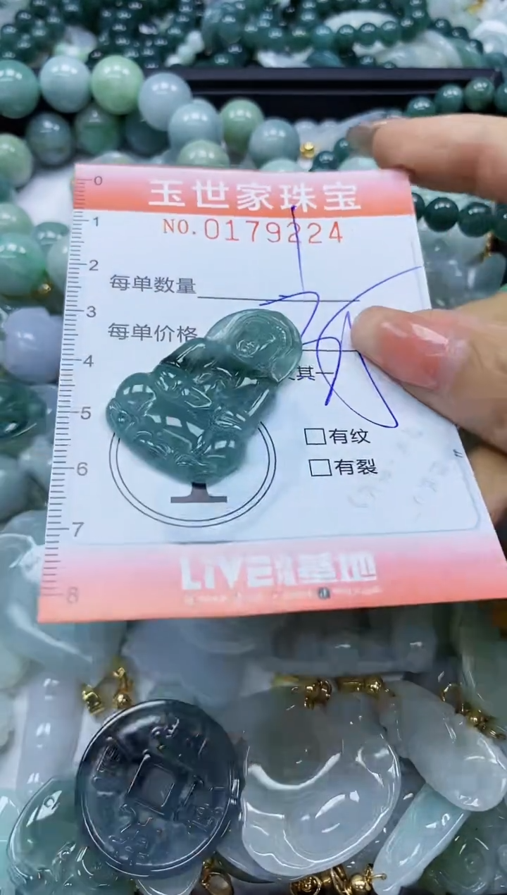 【闪购商品】翡翠颈饰未镶嵌闪购0179224