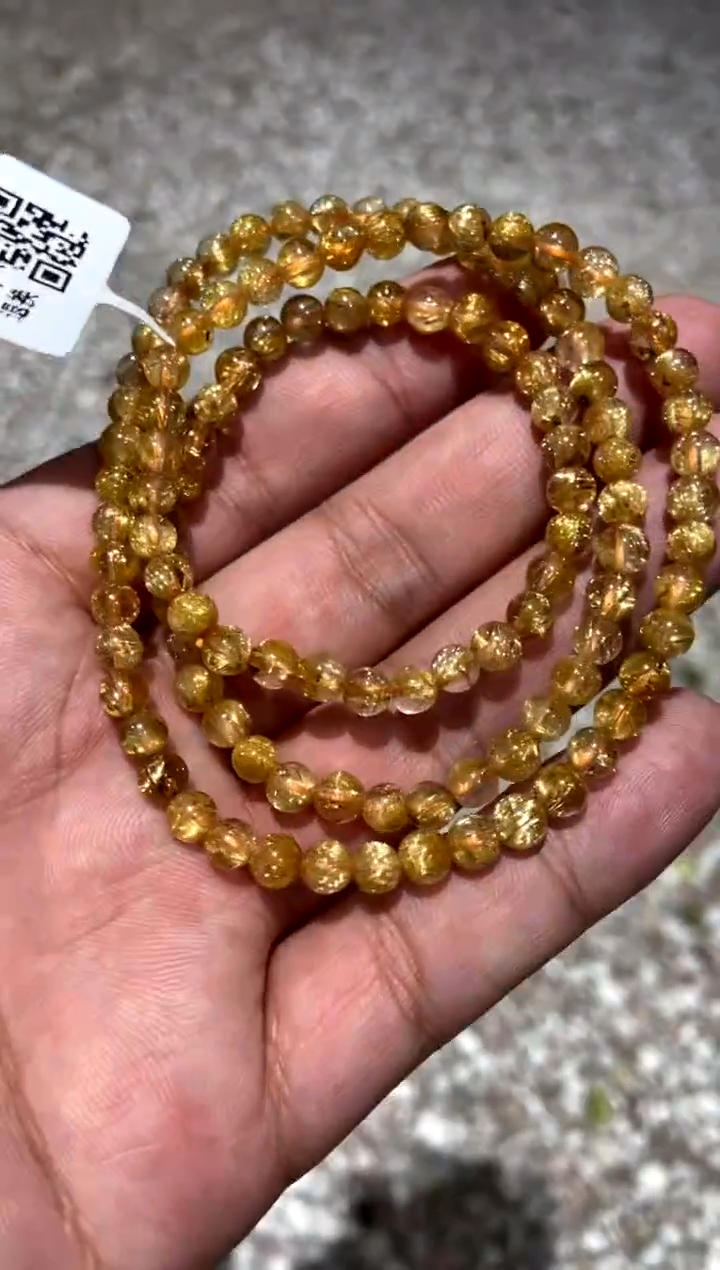 【闪购商品】水晶811-未镶嵌钛金板钛三圈5mm