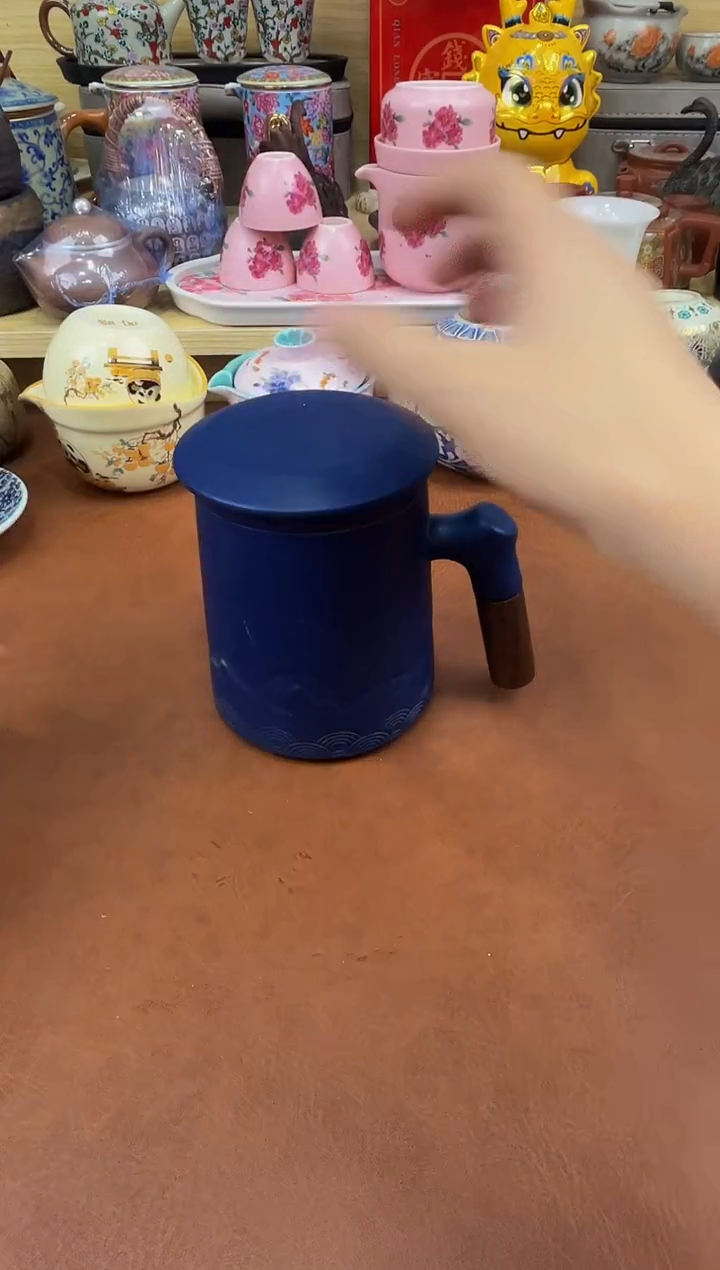 陶瓷茶具摆件旅行套组