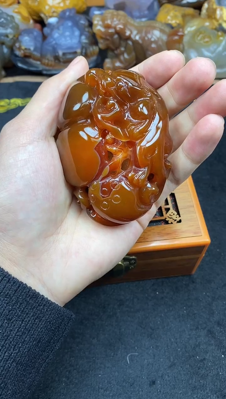 未镶嵌玛瑙/玉髓珠宝奇石伯**哥0