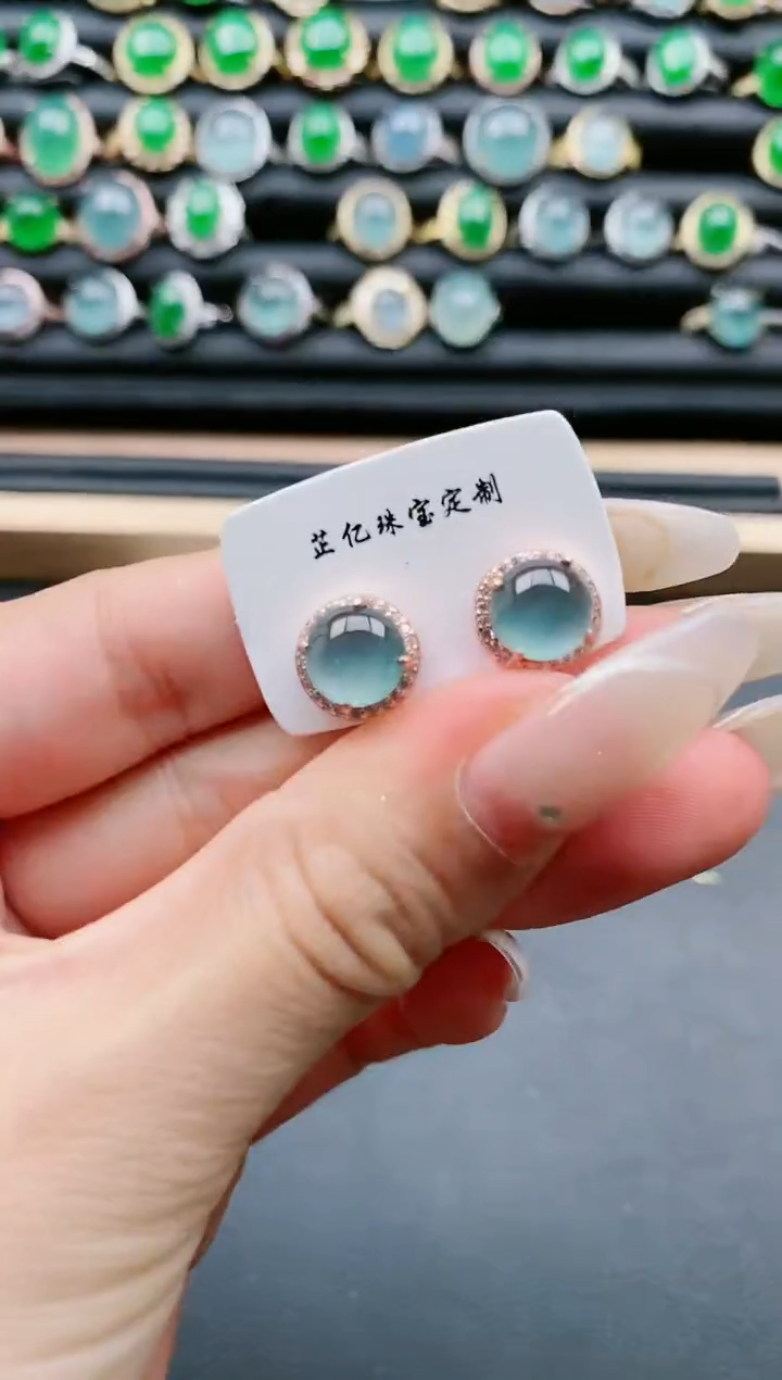 【闪购商品】翡翠戒指银S925镶嵌11111