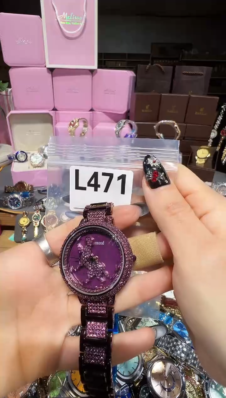 石英机芯不锈钢不锈钢直播定闪专用