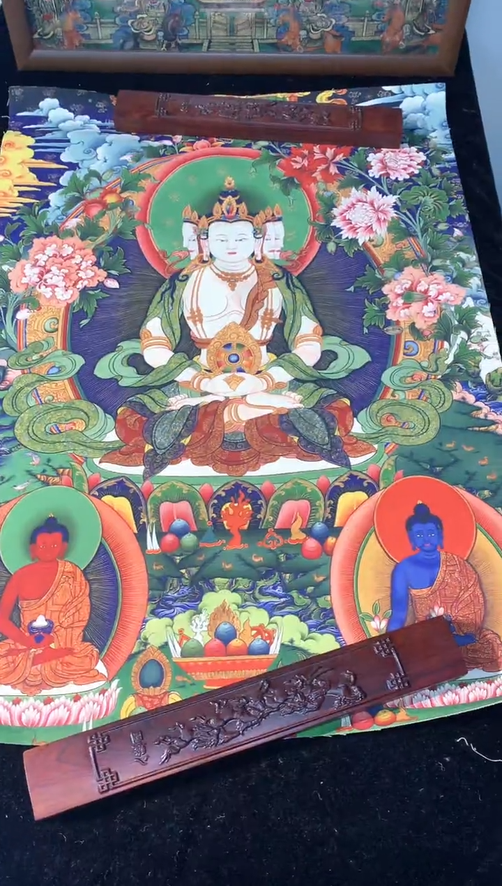 卷轴画16120大日如来