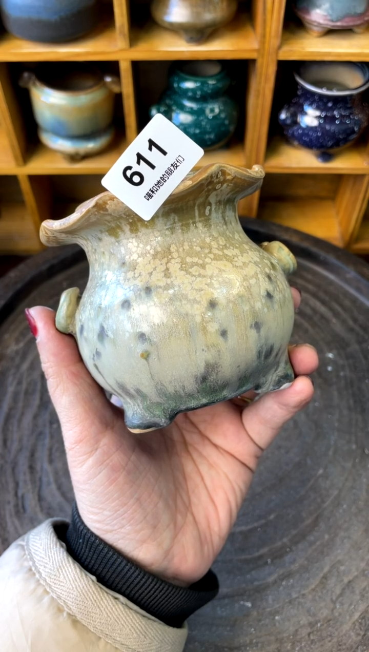 【闪购商品】陶611【喵喵团圆多肉盆】