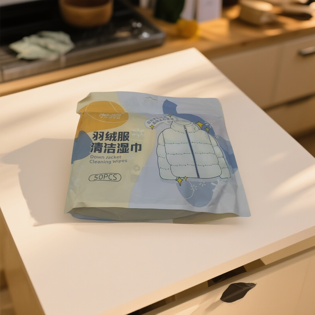 羽绒服清洁湿巾 