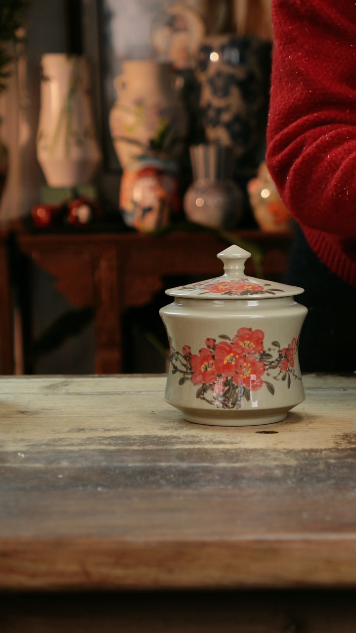 【闪购商品】瓷片景德镇纯手工釉下彩精品茶具