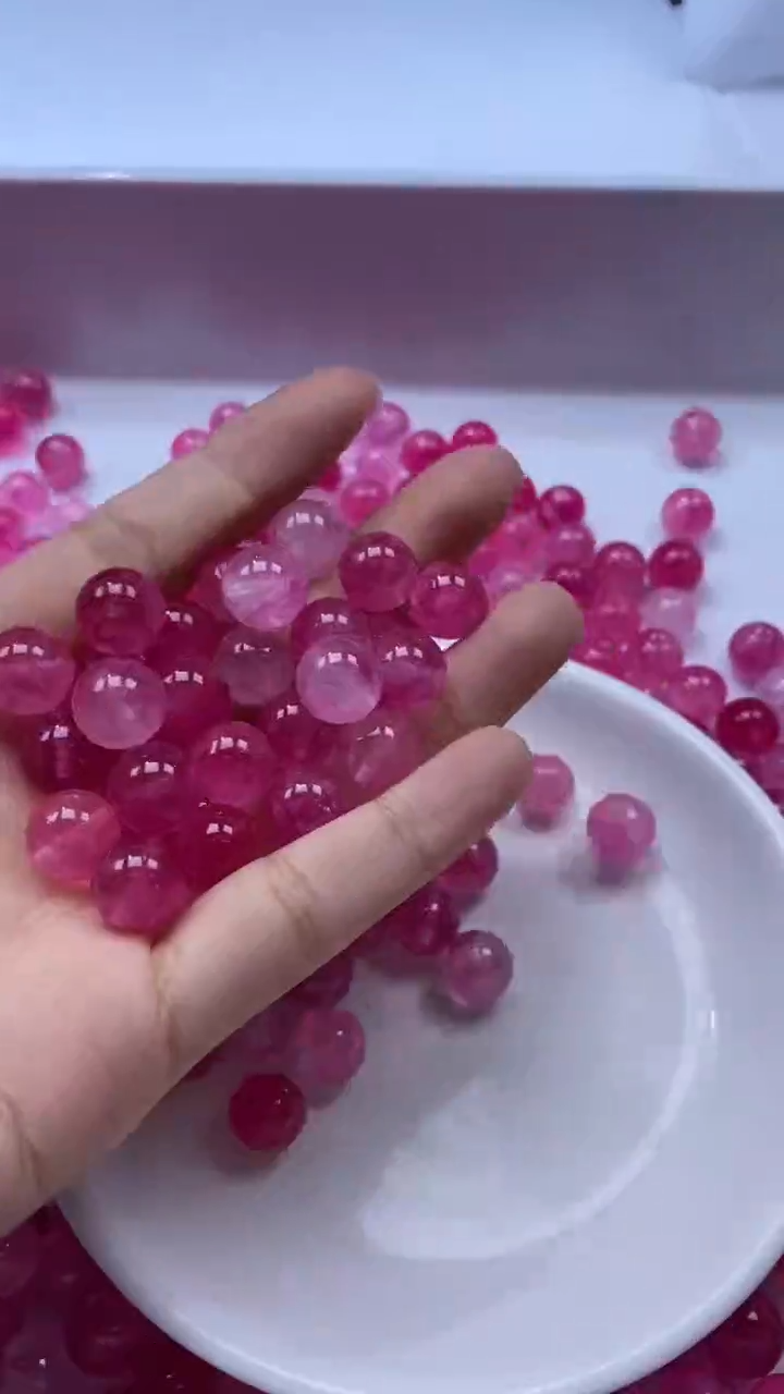 颈饰未镶嵌水晶W3259 粉紫碧玺10MM*10颗