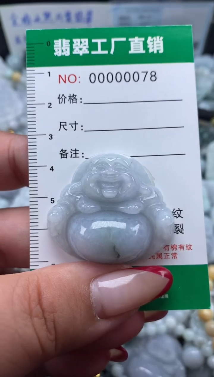 翡翠未镶嵌颈饰天然A货翡翠0078