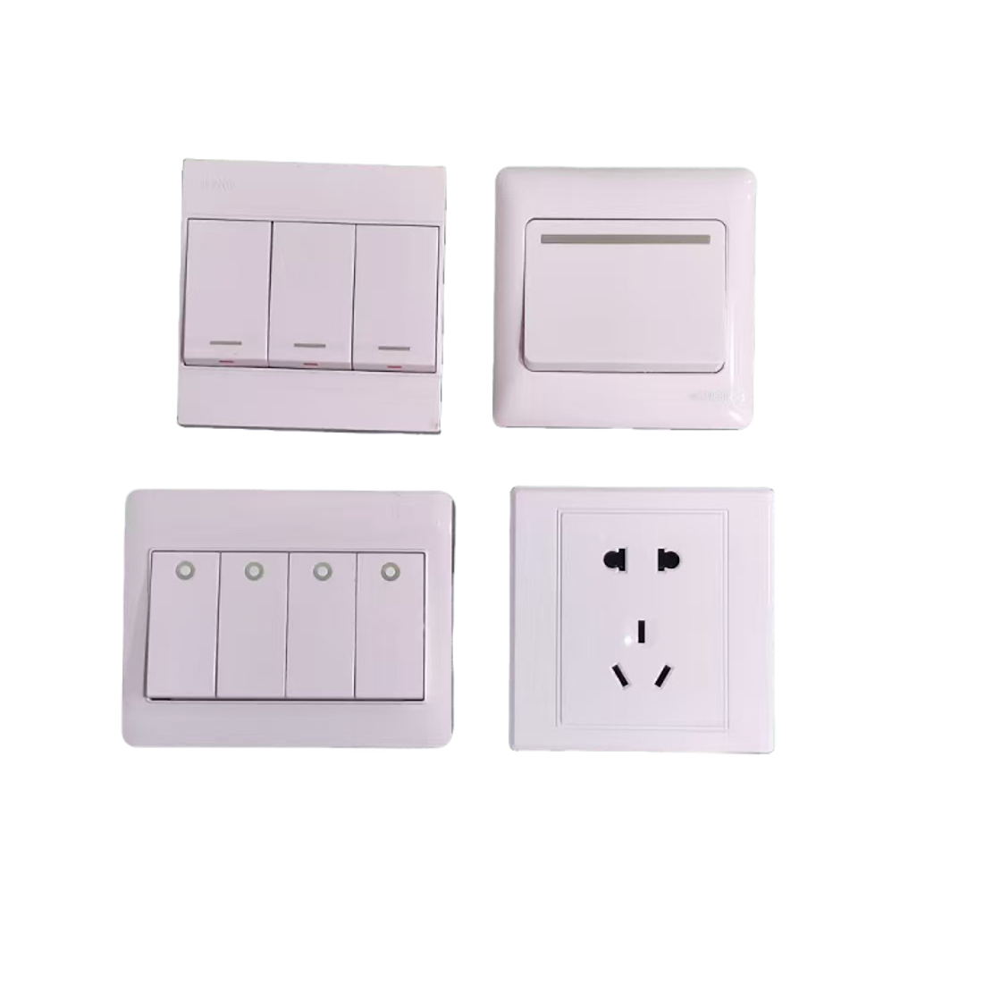 新款家用开关插座（发5个）