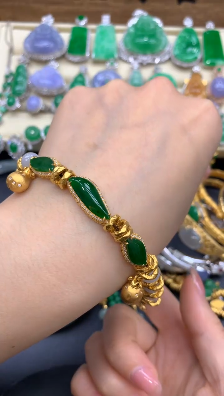 【闪购商品】翡翠手链未镶嵌482-中国好珍宝