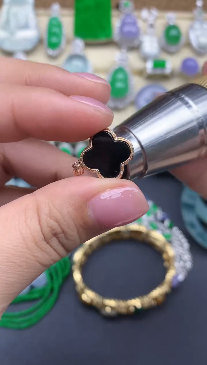 【闪购商品】翡翠颈饰18K金镶嵌216-中国好珍宝