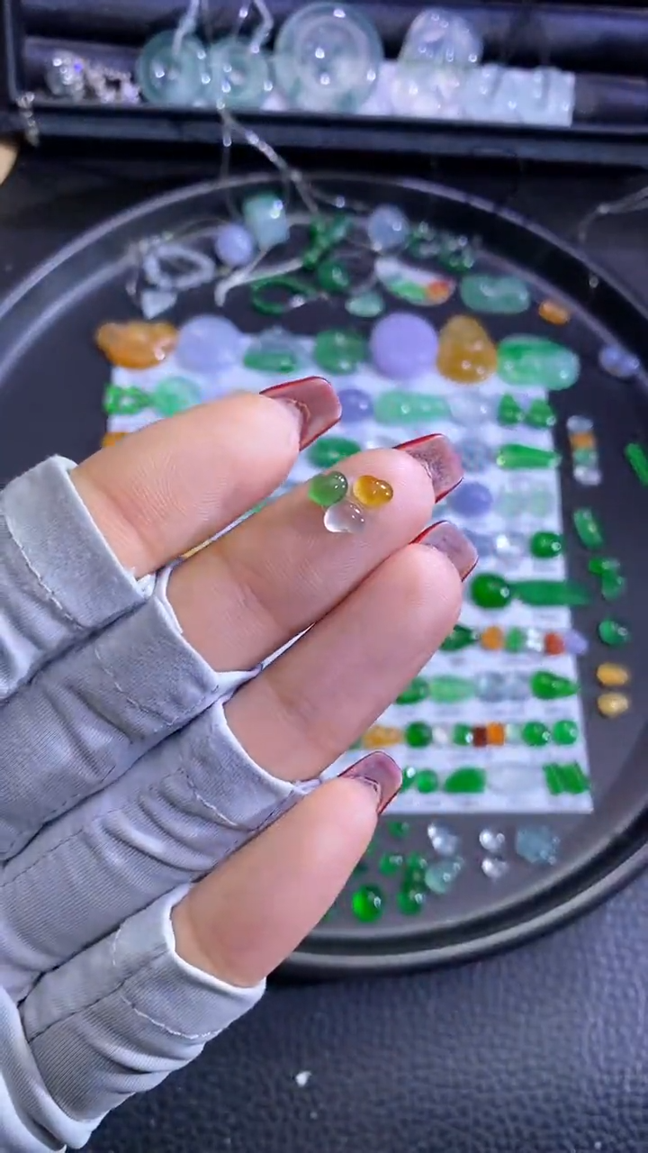 未镶嵌挂件翡翠爱心