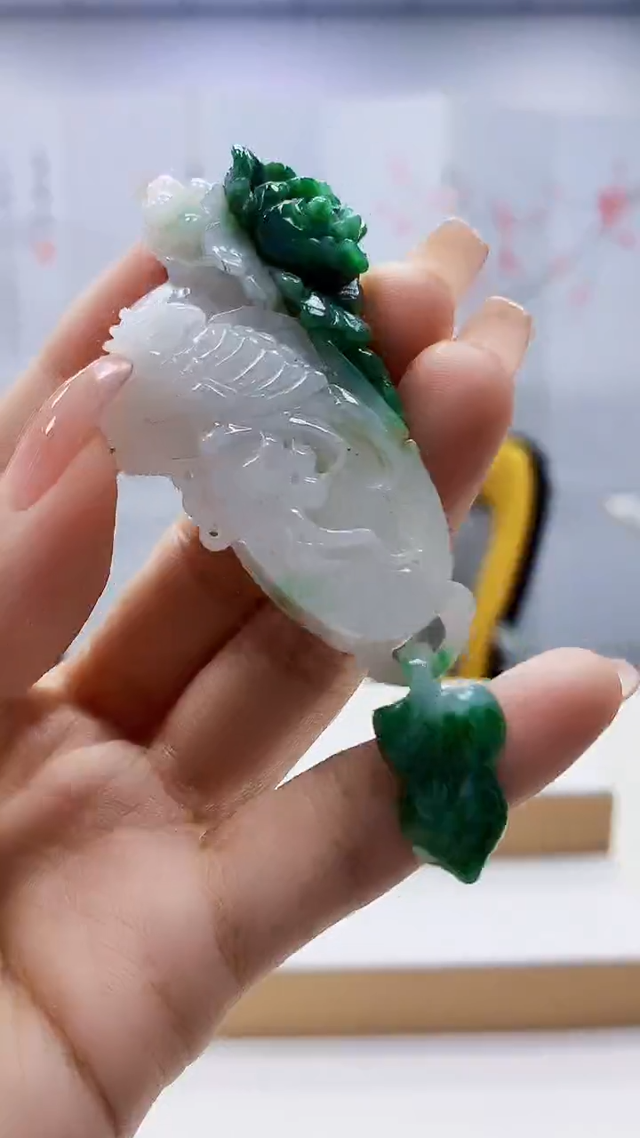 未镶嵌定制翡翠3495ty-毛货挂件77